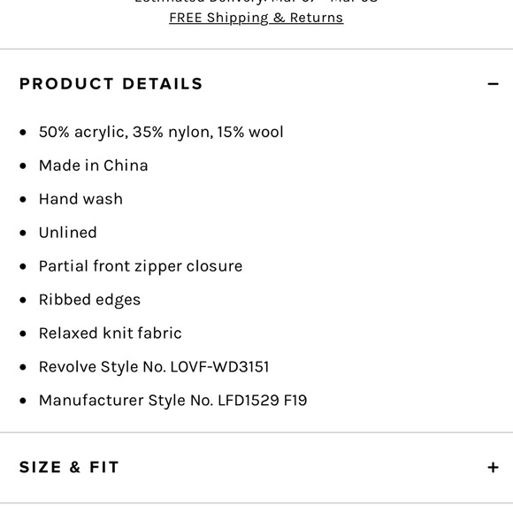 Lovers + Friends Anthea sweater dress NWT - Picture 4 of 7